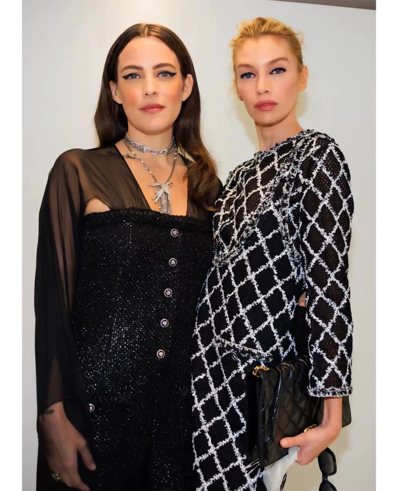 Chanel 25S Black & white quilted embroidered jacket - Image 8