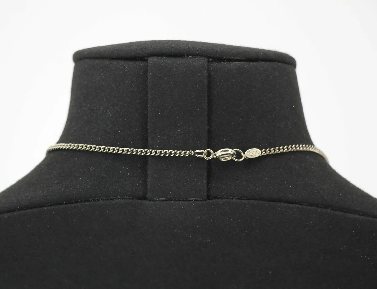 Chanel Vintage 02C Enamel White CC Necklace - Image 5