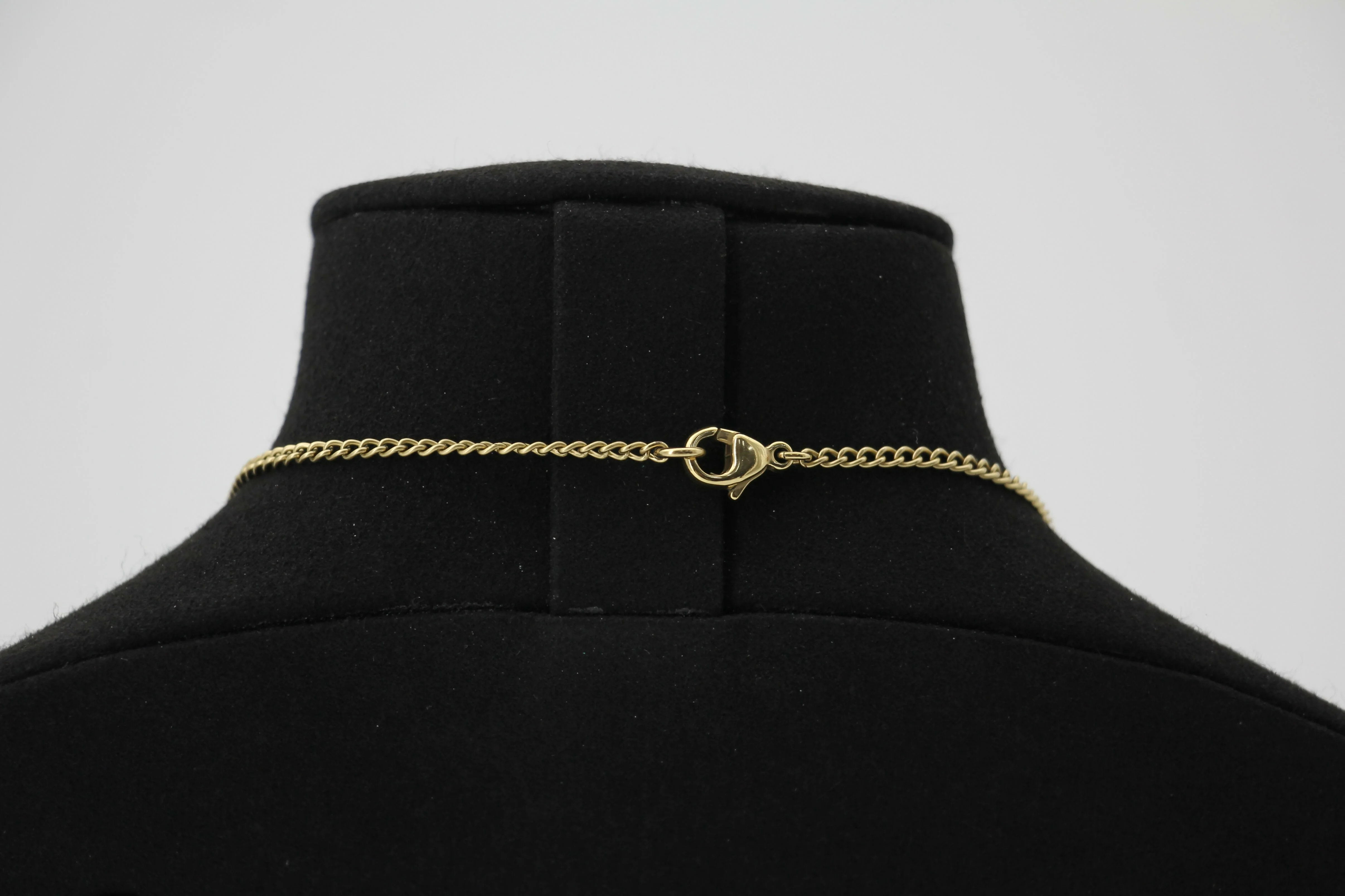 Chanel Vintage 03S Metal White Mushroom Necklace - Image 3