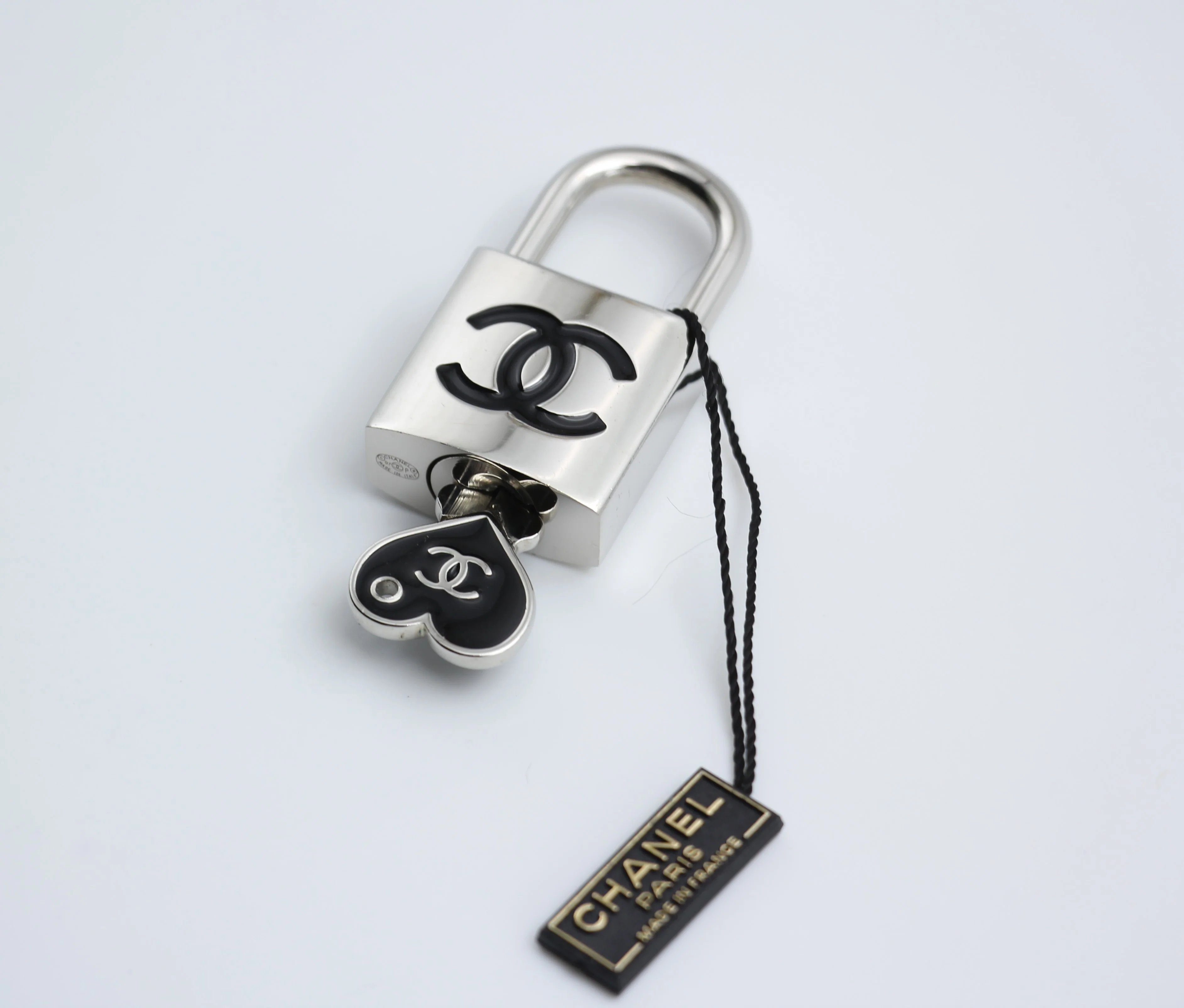 Chanel Vintage 07P Metal Heart-Shaped Key