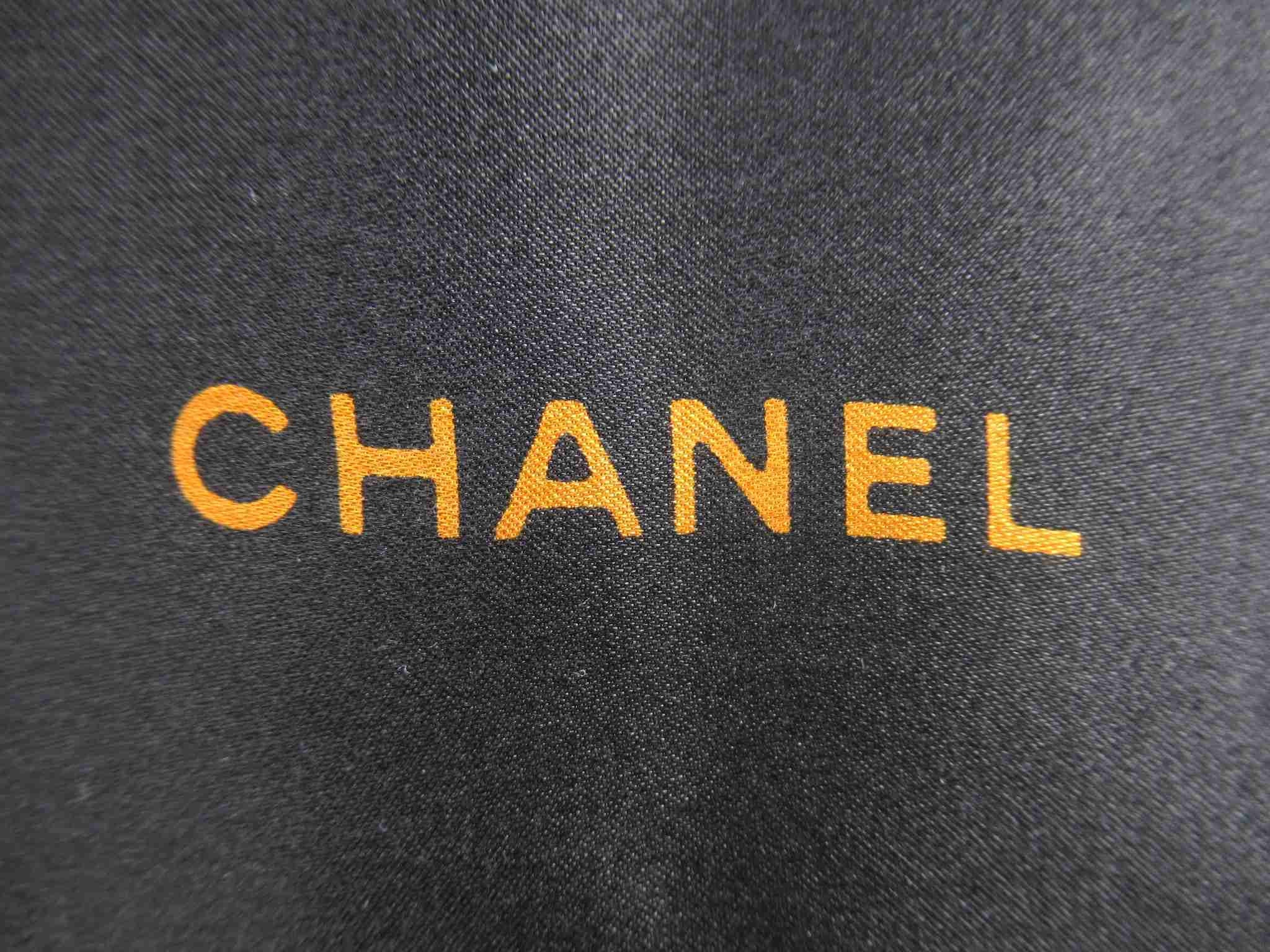 Chanel Vintage 100 Silk Hand-Rolled Silk Scarf - Image 4
