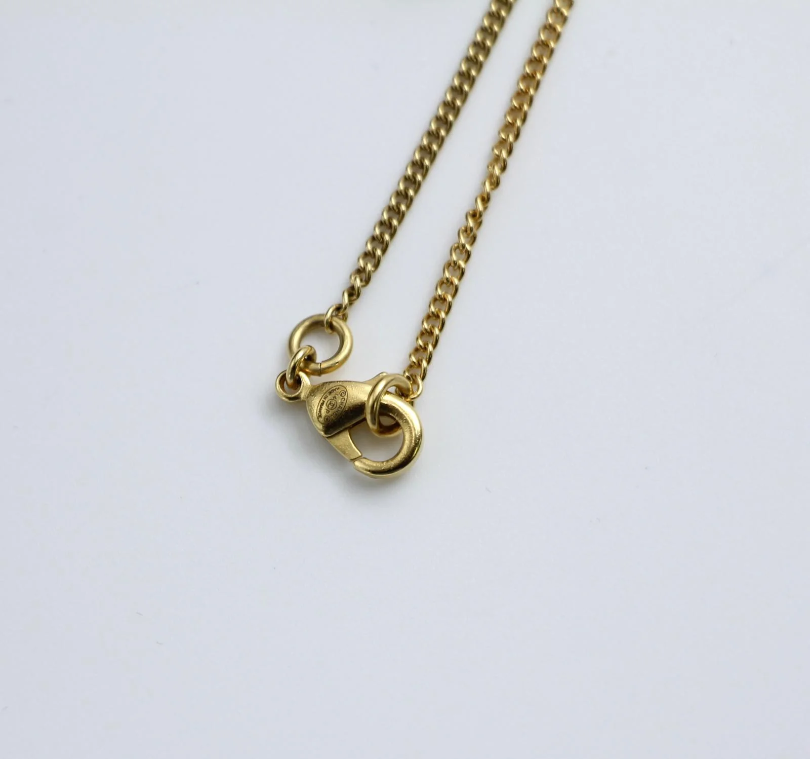 Chanel Vintage 14P Gold Plated Wheat Ear Cc Necklace - Image 6