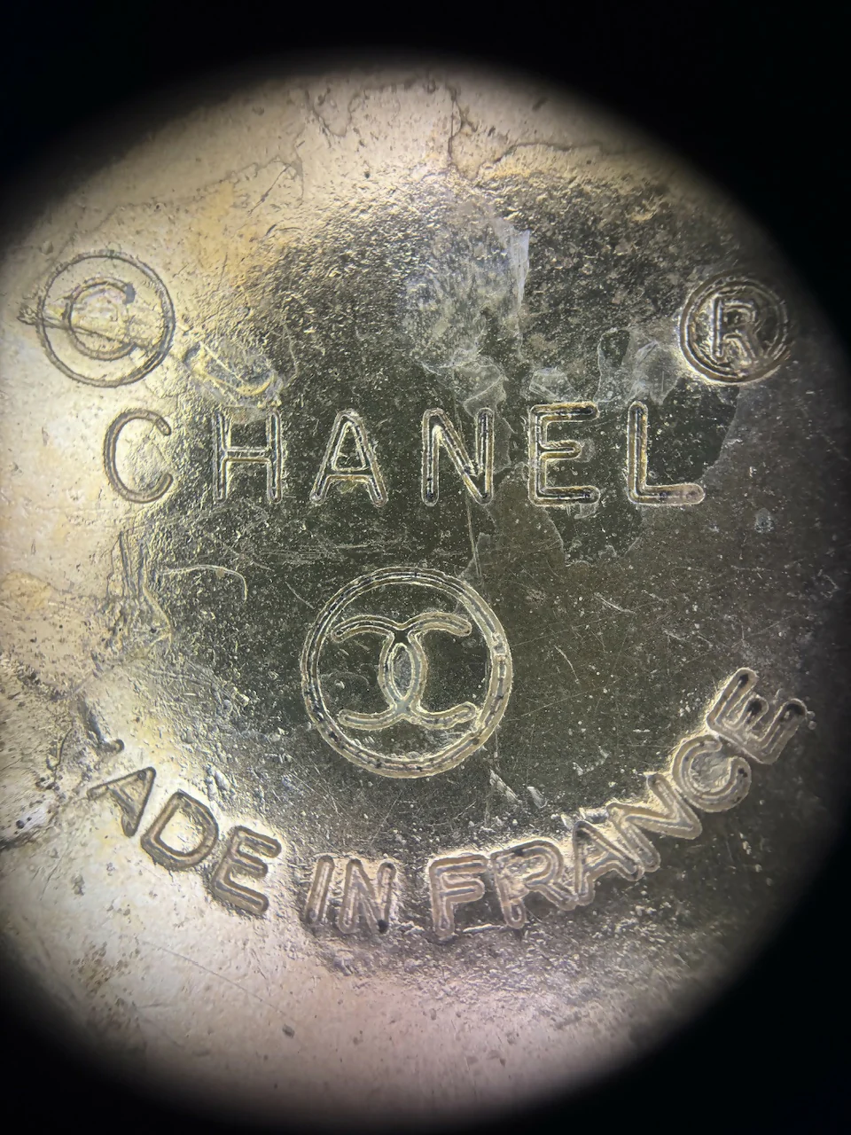 Chanel Vintage 1971-80 Rhinestone & Imitation Pearl Gray Hairpin - Image 9