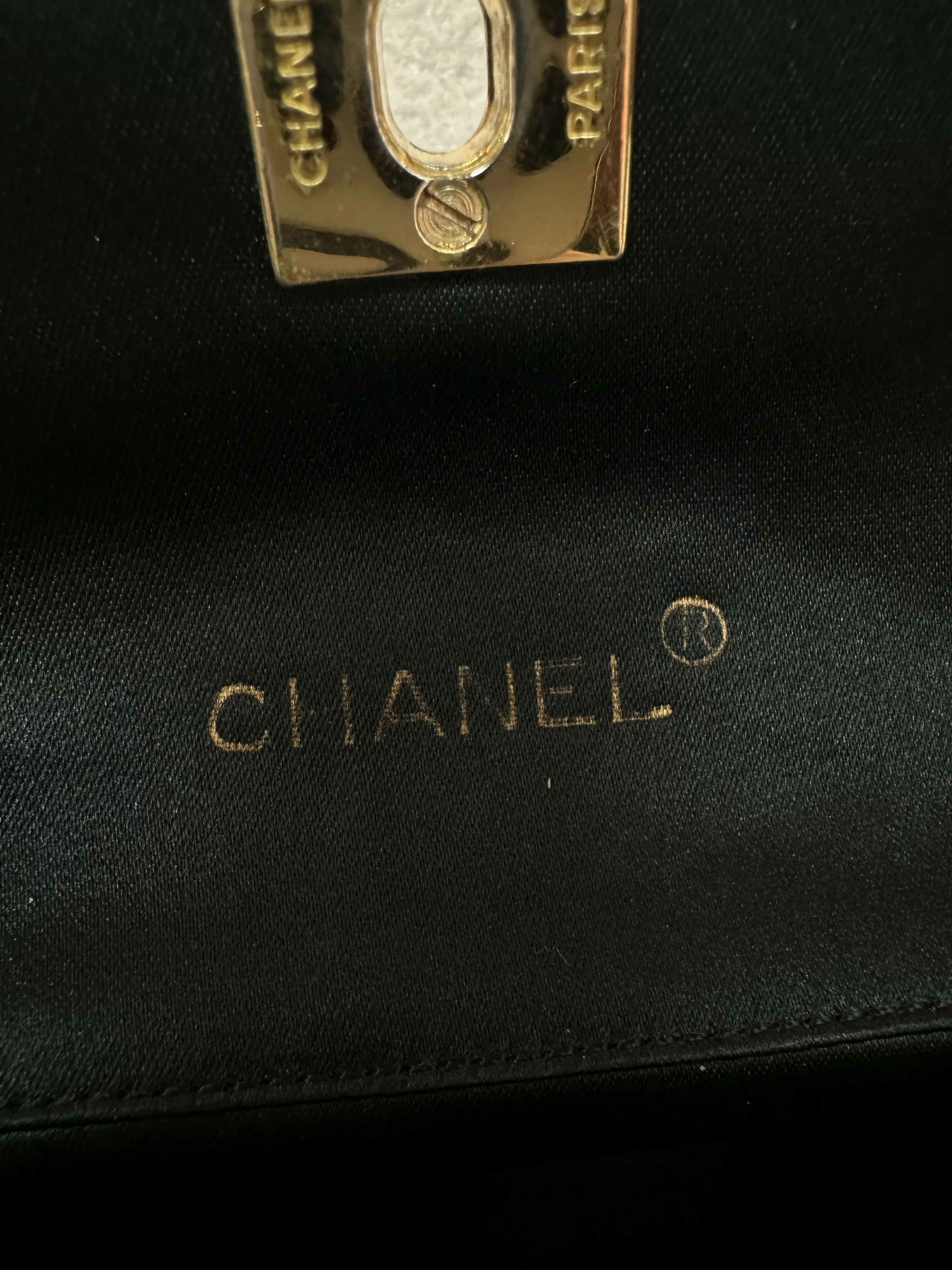 Chanel Vintage (1986-88) Classic Mini Satin Bag - Image 7