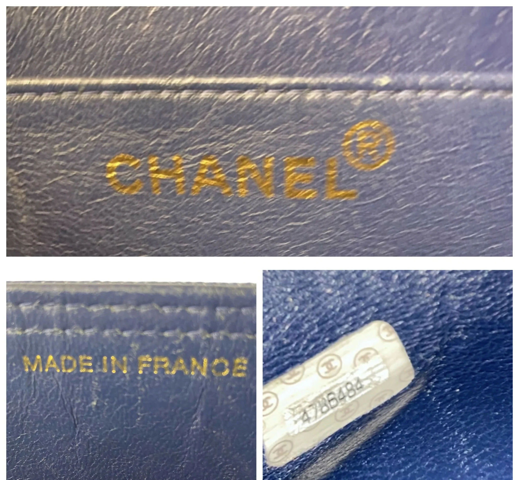 Chanel Vintage 1996 XL Blue Denim Quilted Jumbo Top Handle Briefcase Handbag - Image 9