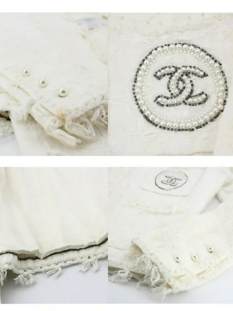 Chanel Vintage 2004 Cruise Ensemble Collarless Jacket - Image 5