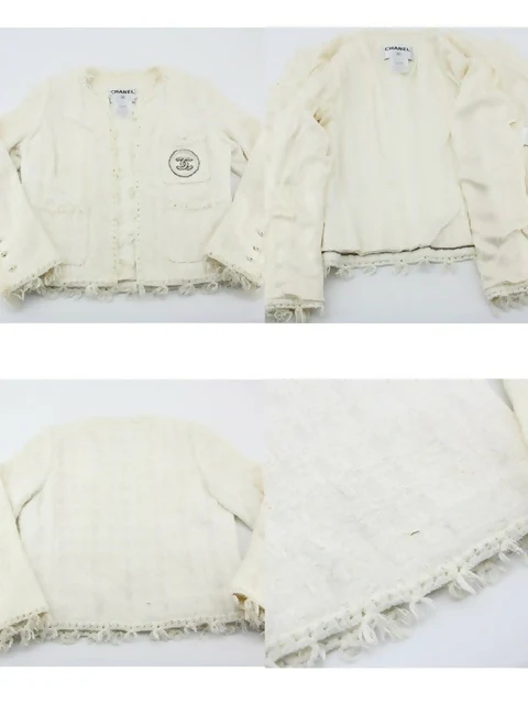 Chanel Vintage 2004 Cruise Ensemble Collarless Jacket - Image 6