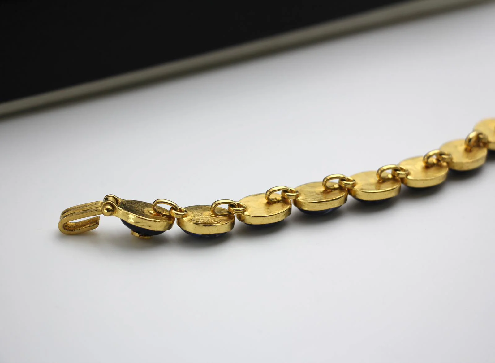 Chanel Vintage 95A Lapis Lazuli Bracelet - Image 10