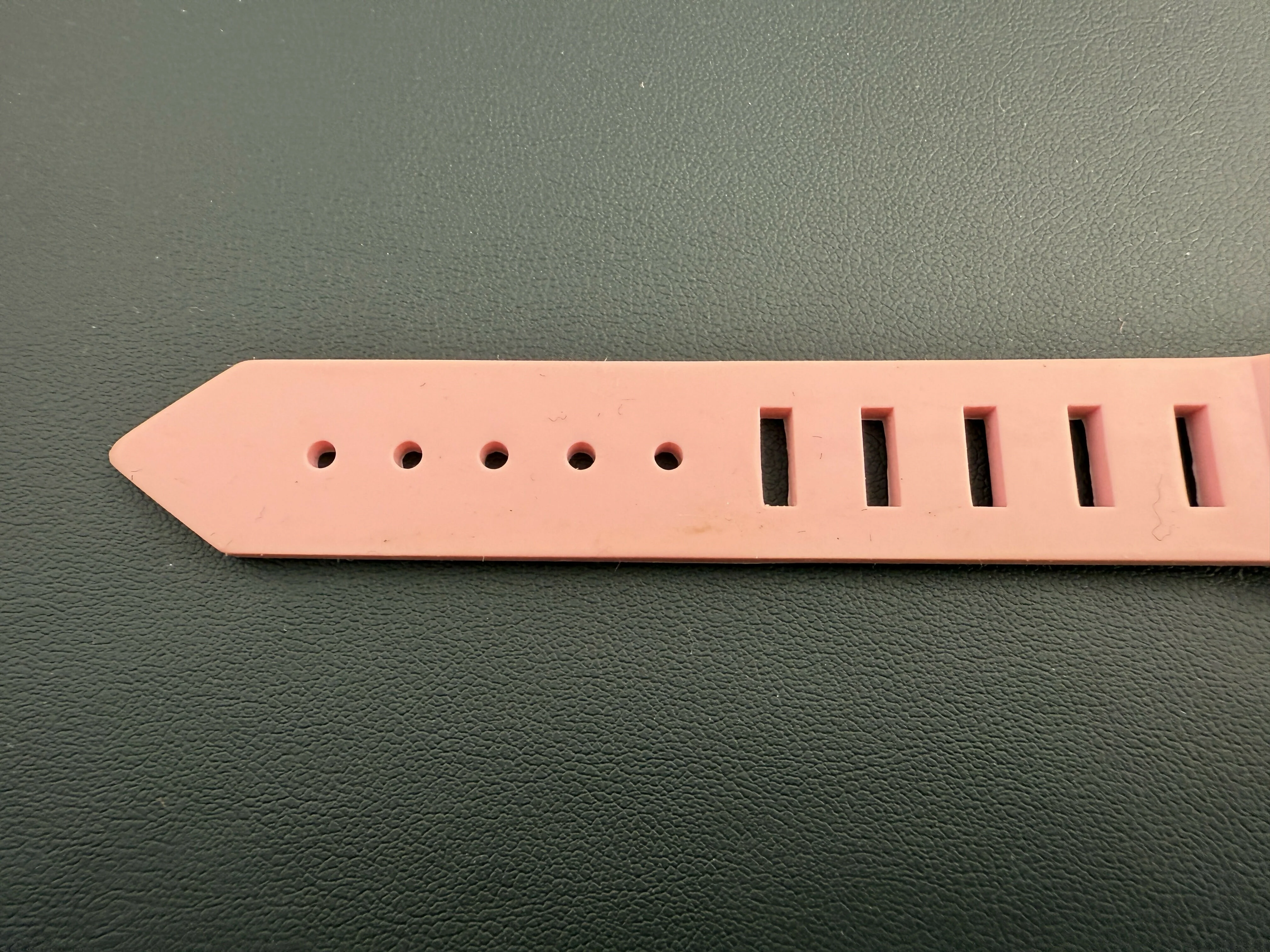 Chanel Vintage 99P Rubber Pink with Peach Wording Bracelet - Image 8