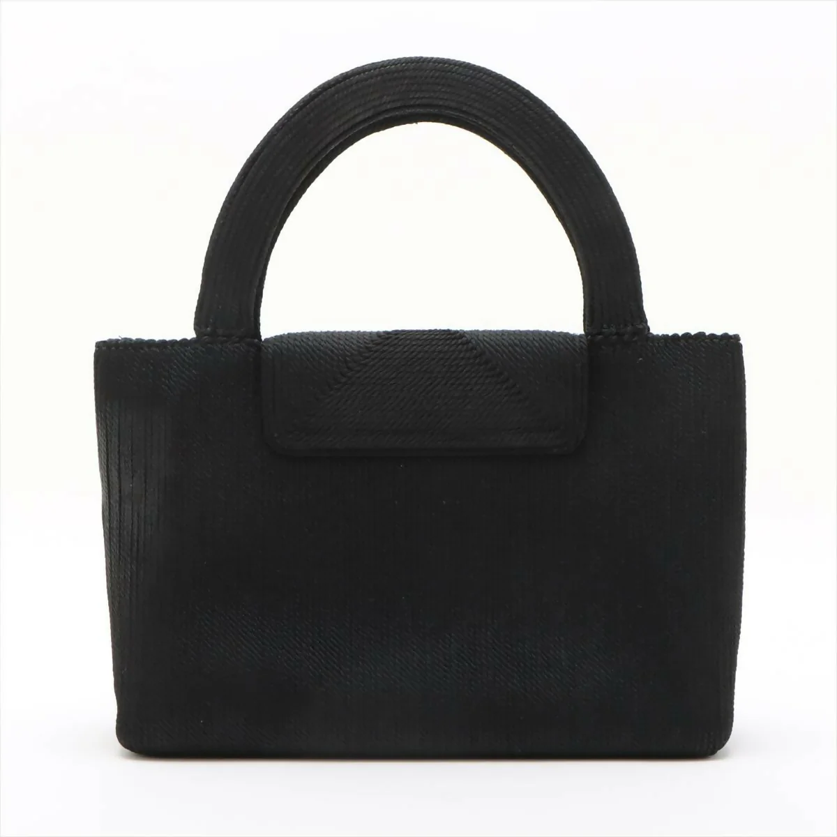 Chanel Vintage Black Caviar Rope-embellished Tote Bag - Image 2
