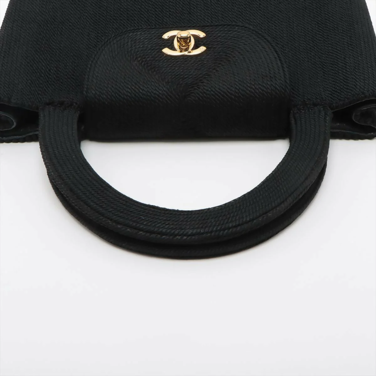 Chanel Vintage Black Caviar Rope-embellished Tote Bag - Image 4