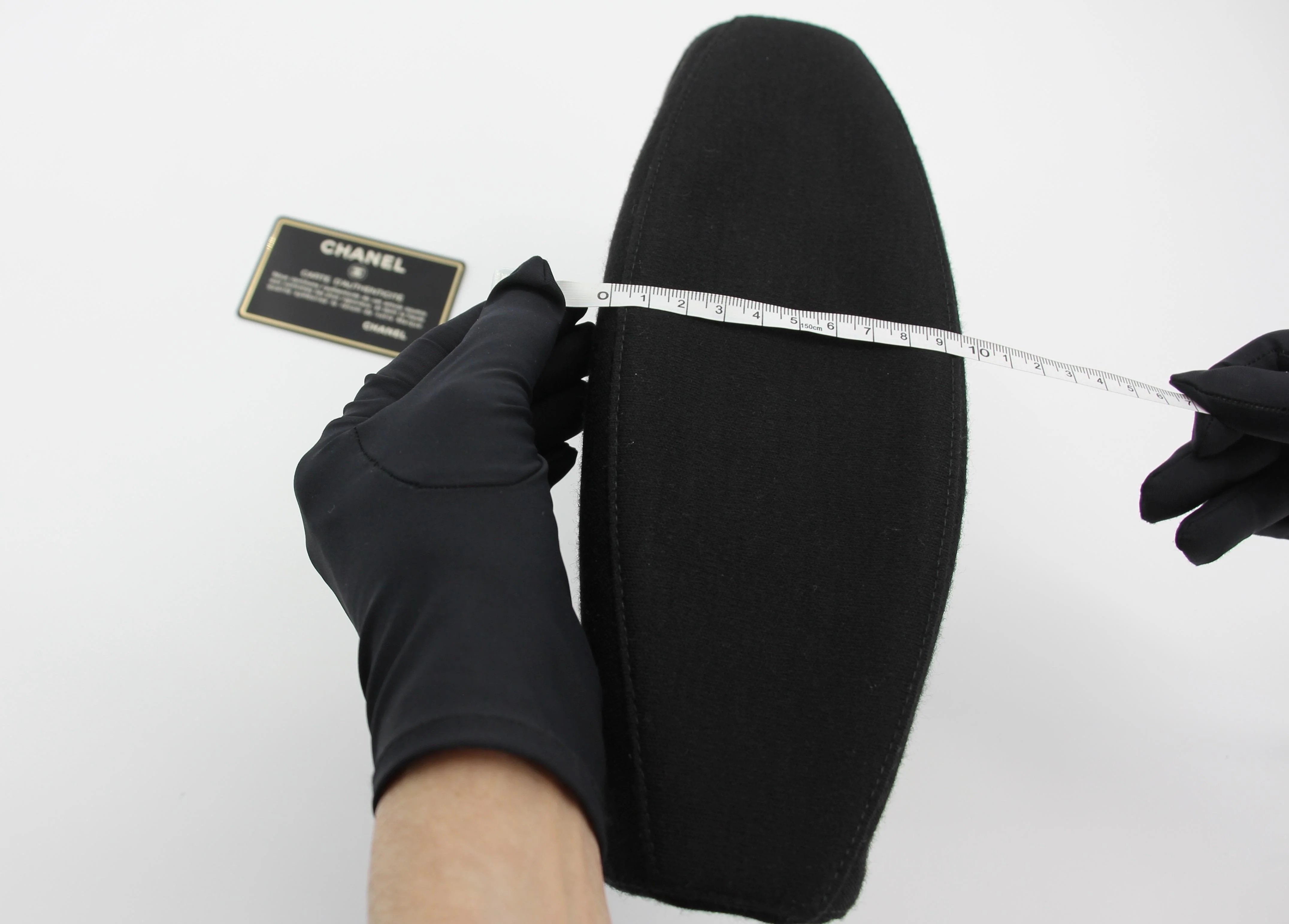 Chanel vintage black clutch with silver hardware handle - Image 6
