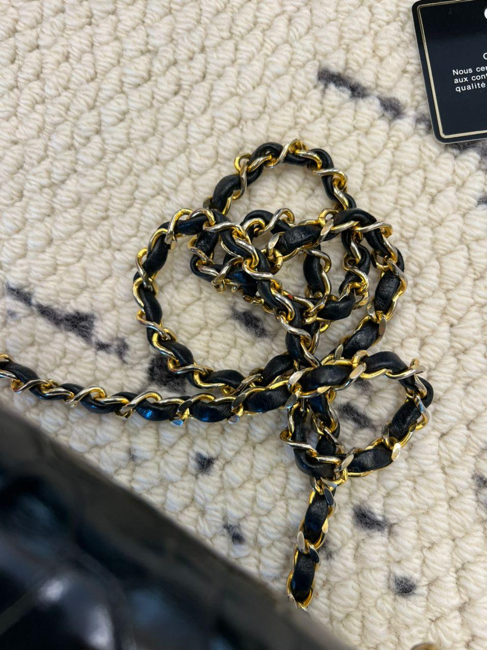 Chanel Vintage Crocodile Enveloppe Flap Bag - Image 8
