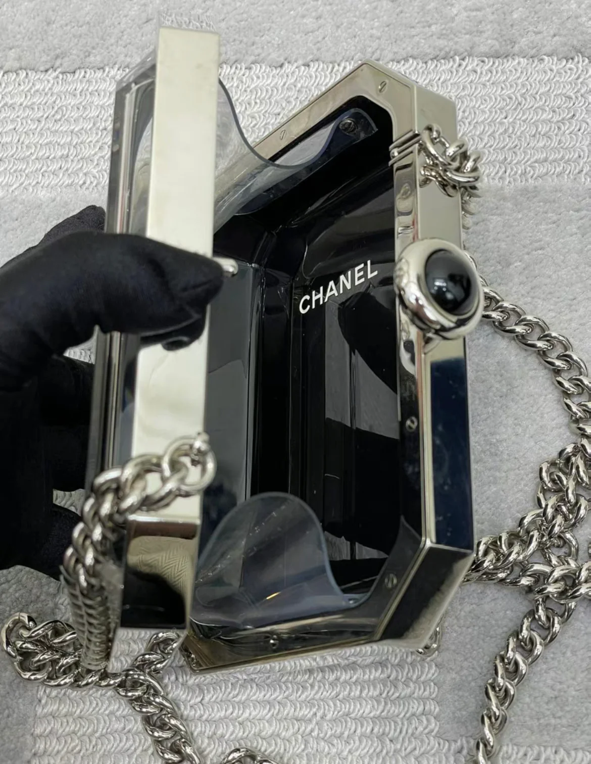 Chanel Vintage See-Through Minaudiere - Image 6
