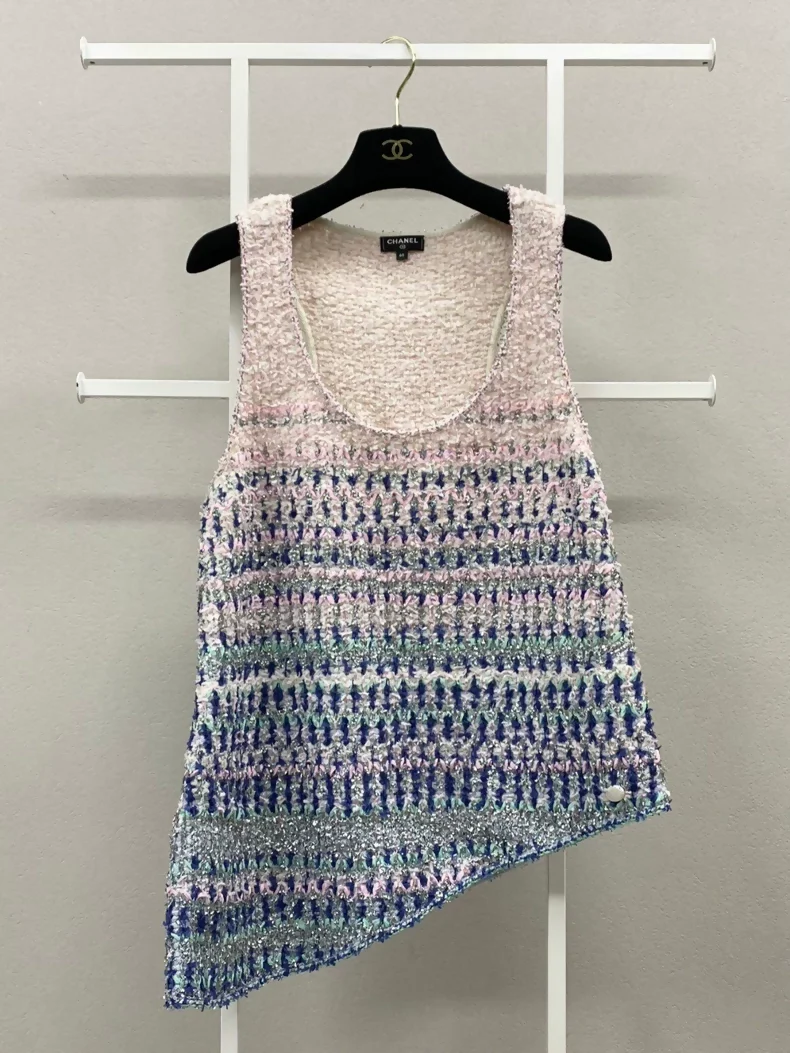 Chanel 18 Cascade Pink and Blue Gradient top