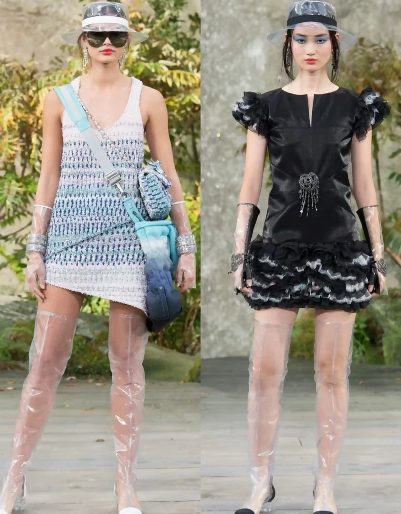 Chanel 18 Cascade Pink and Blue Gradient top - Image 4