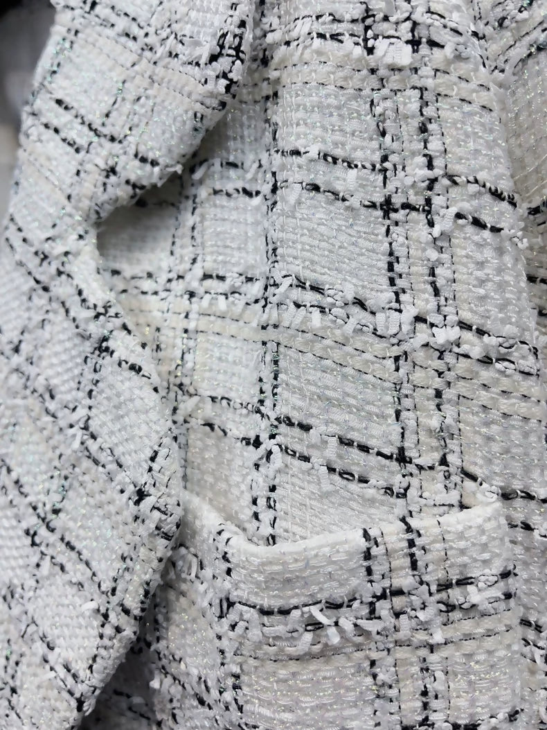 Chanel white tweed jacket - Image 2