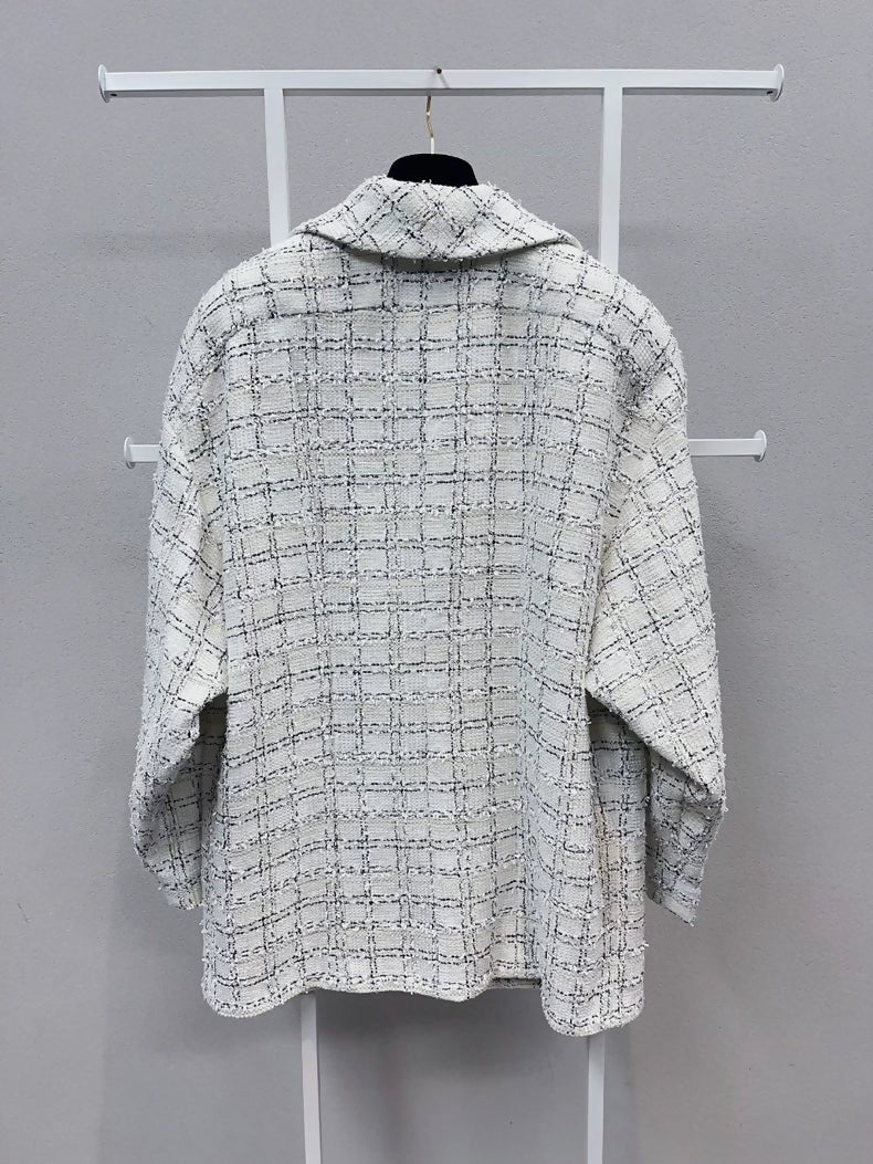 Chanel white tweed jacket - Image 3