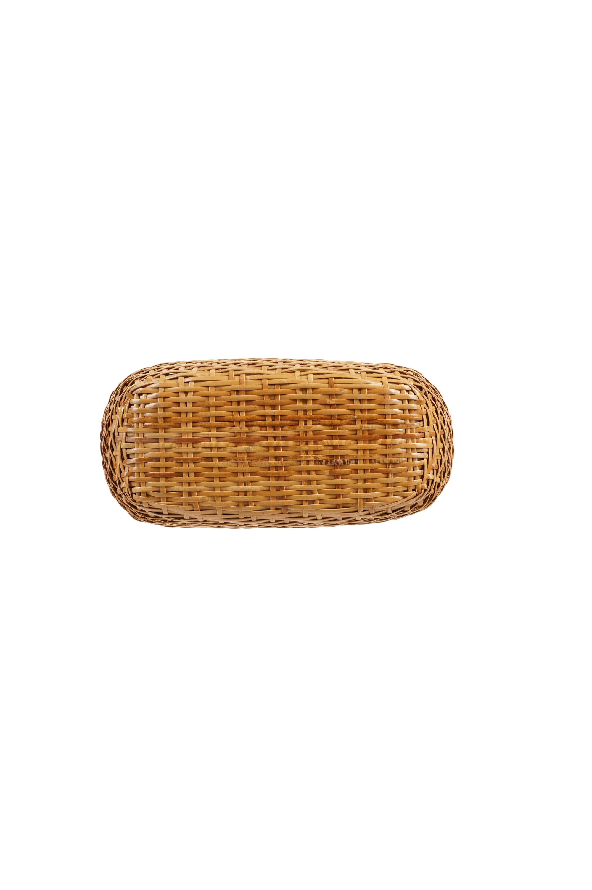Chanel Wicker Basket Bag With Denim Flap Bucket - Image 7