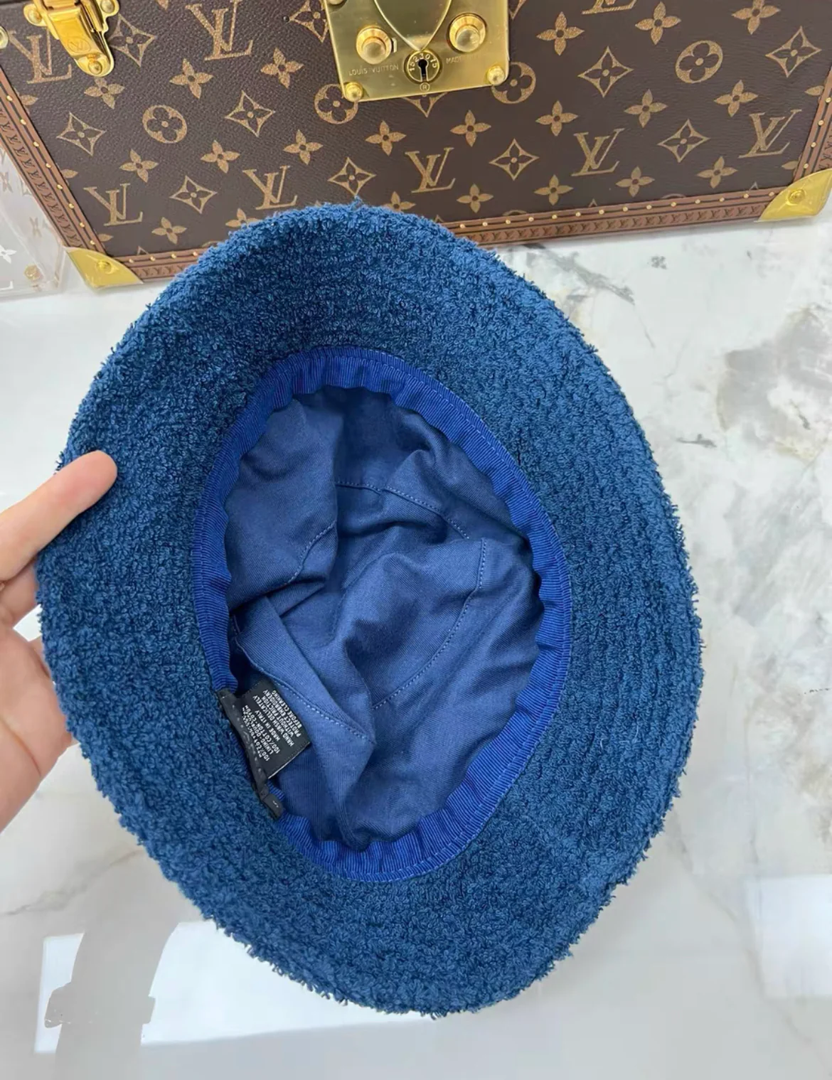 Chanel x Pharrell Capsule Collection Bucket Hat Blue S size - Image 5