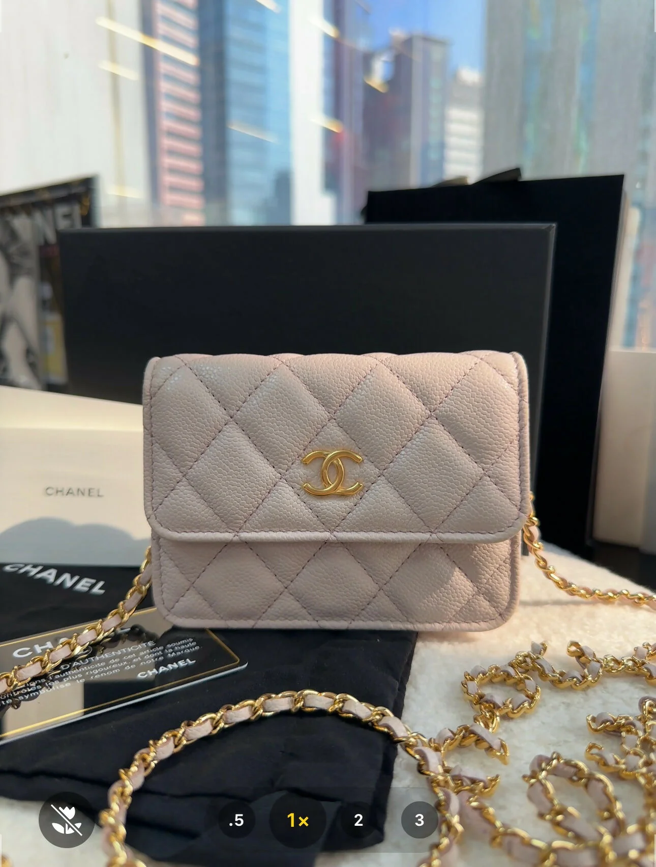 Chanel(21)Small Leather Coco Chain Bag - Image 10