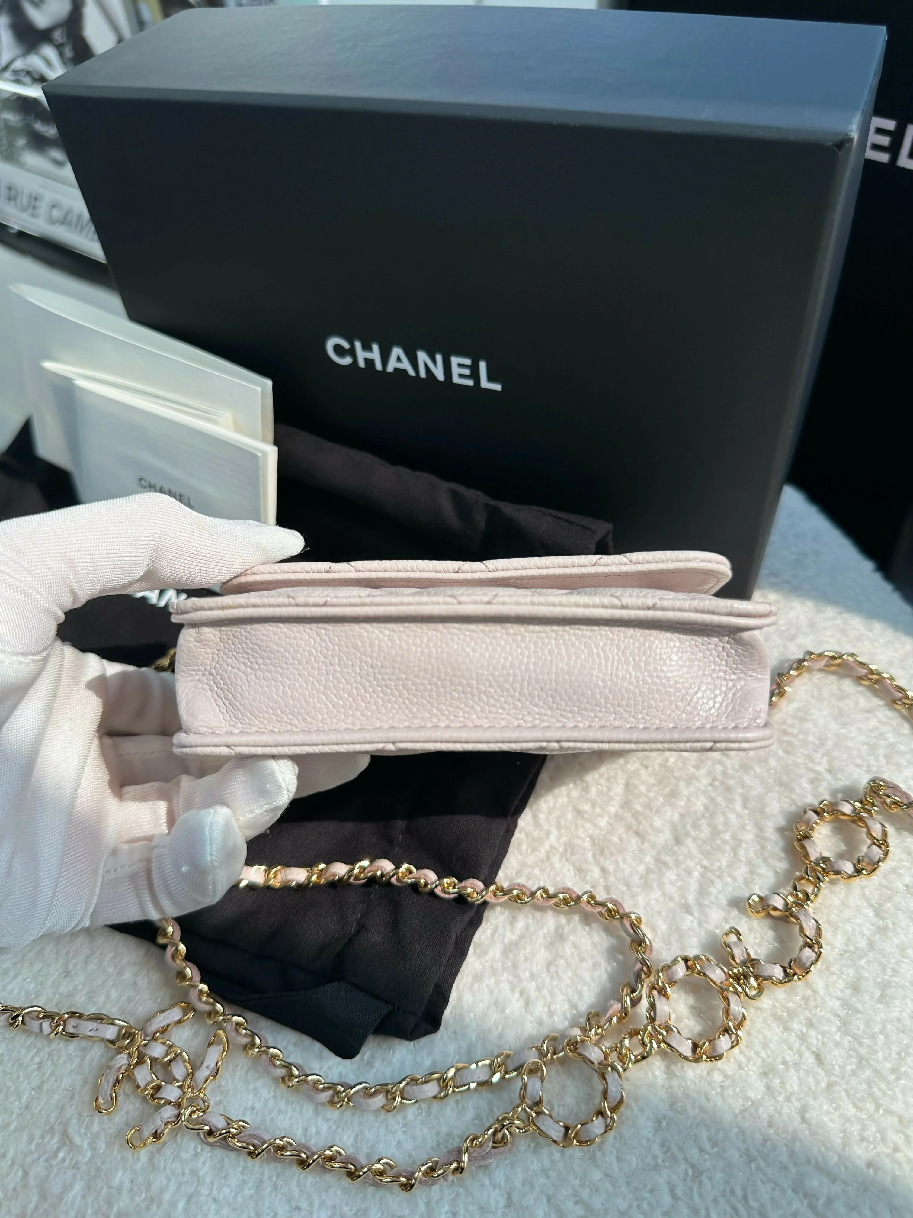Chanel(21)Small Leather Coco Chain Bag - Image 5