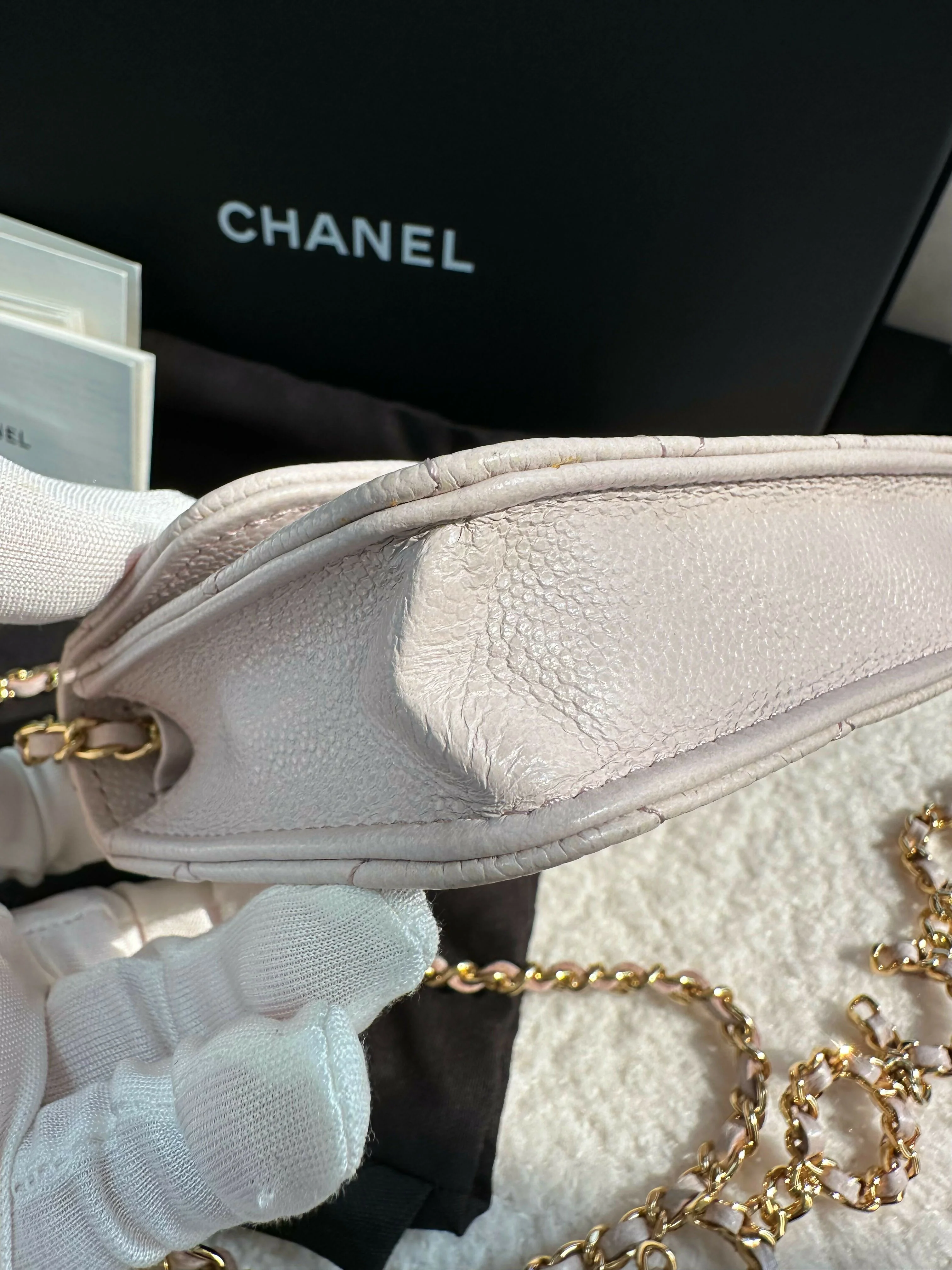Chanel(21)Small Leather Coco Chain Bag - Image 6