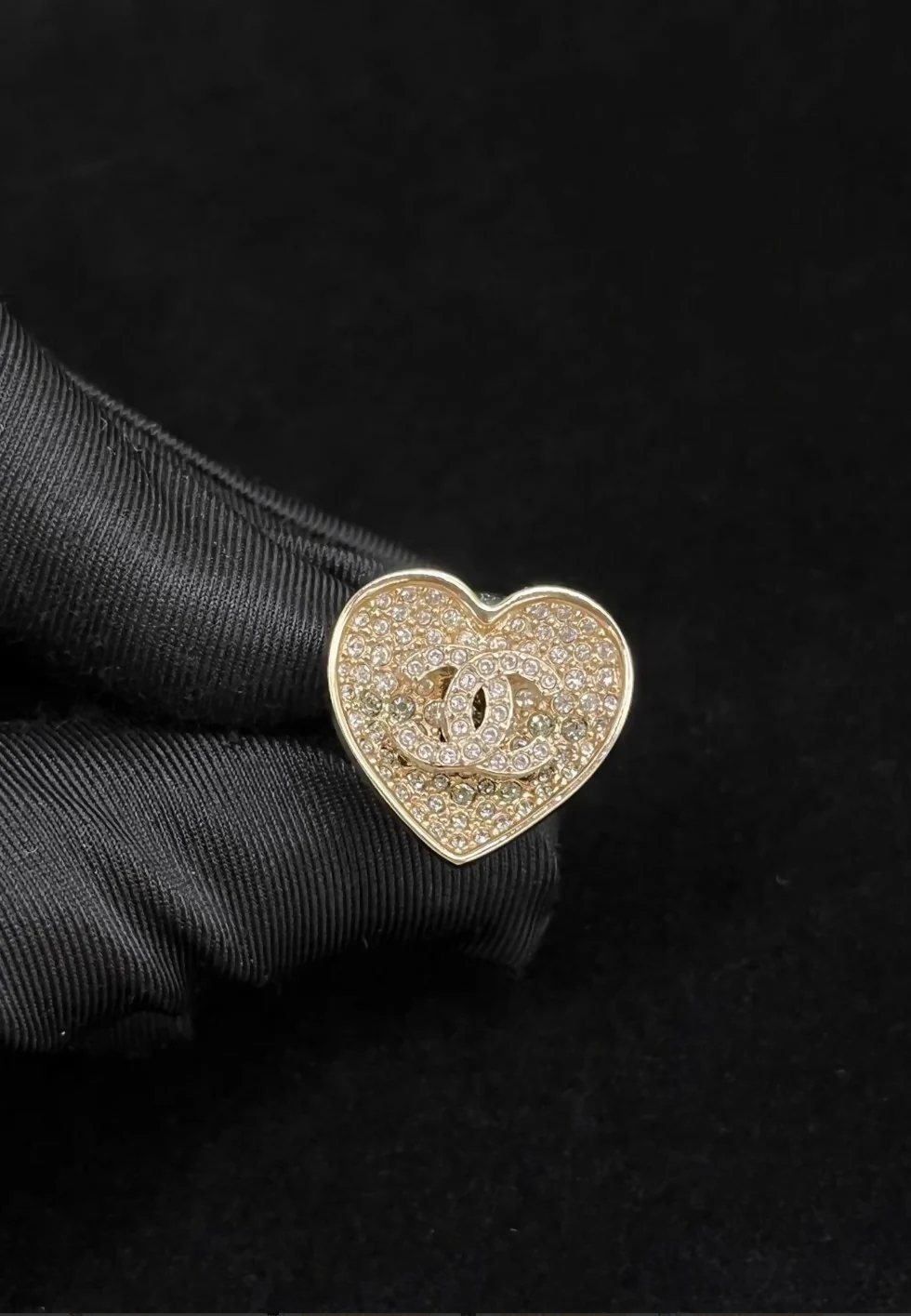 Chanel 23P Chanel heart ring - Image 3