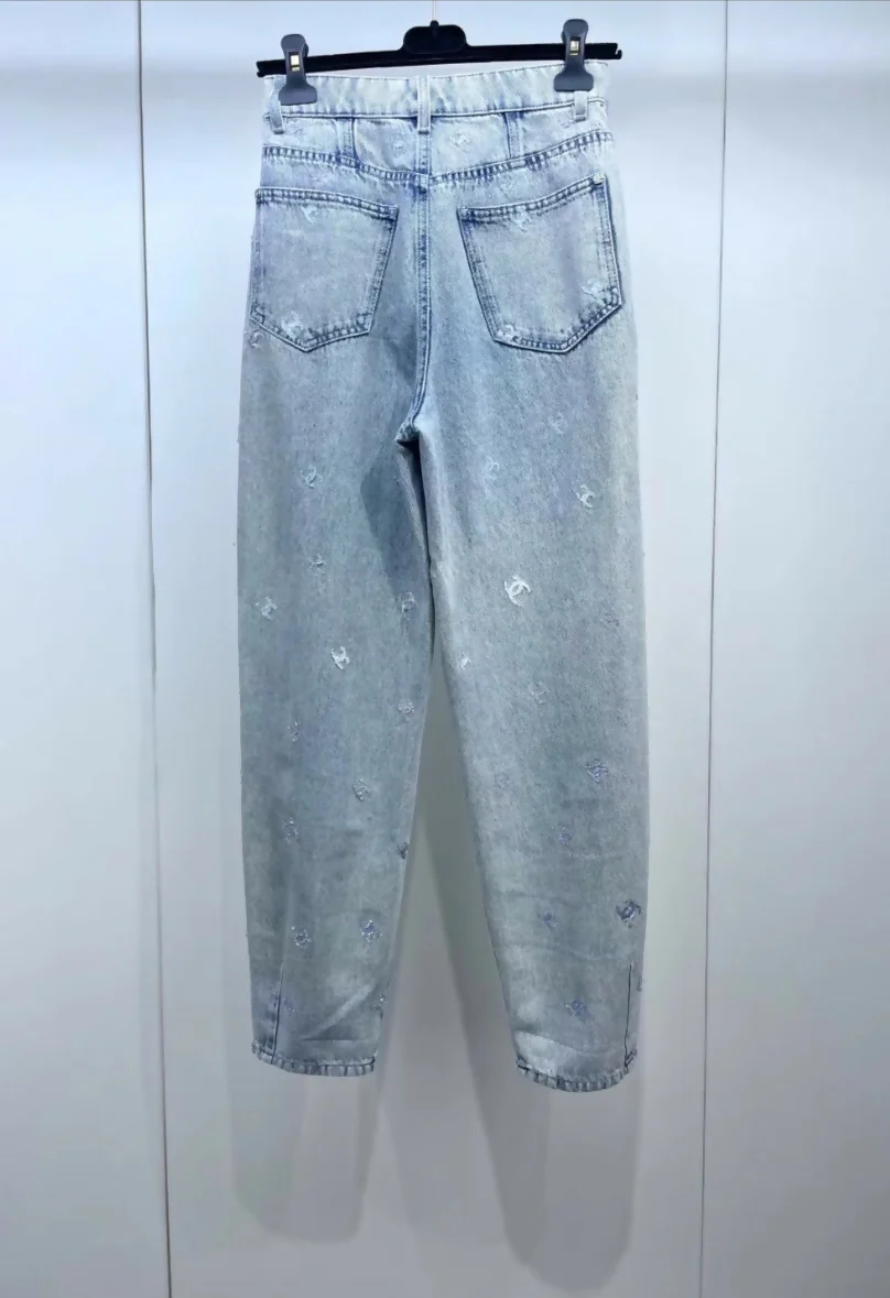 Chanel 21 washed denim pants - Image 2