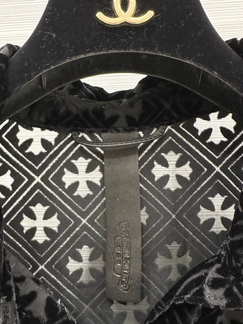 Chrome Hearts black velvet shirt - Image 2