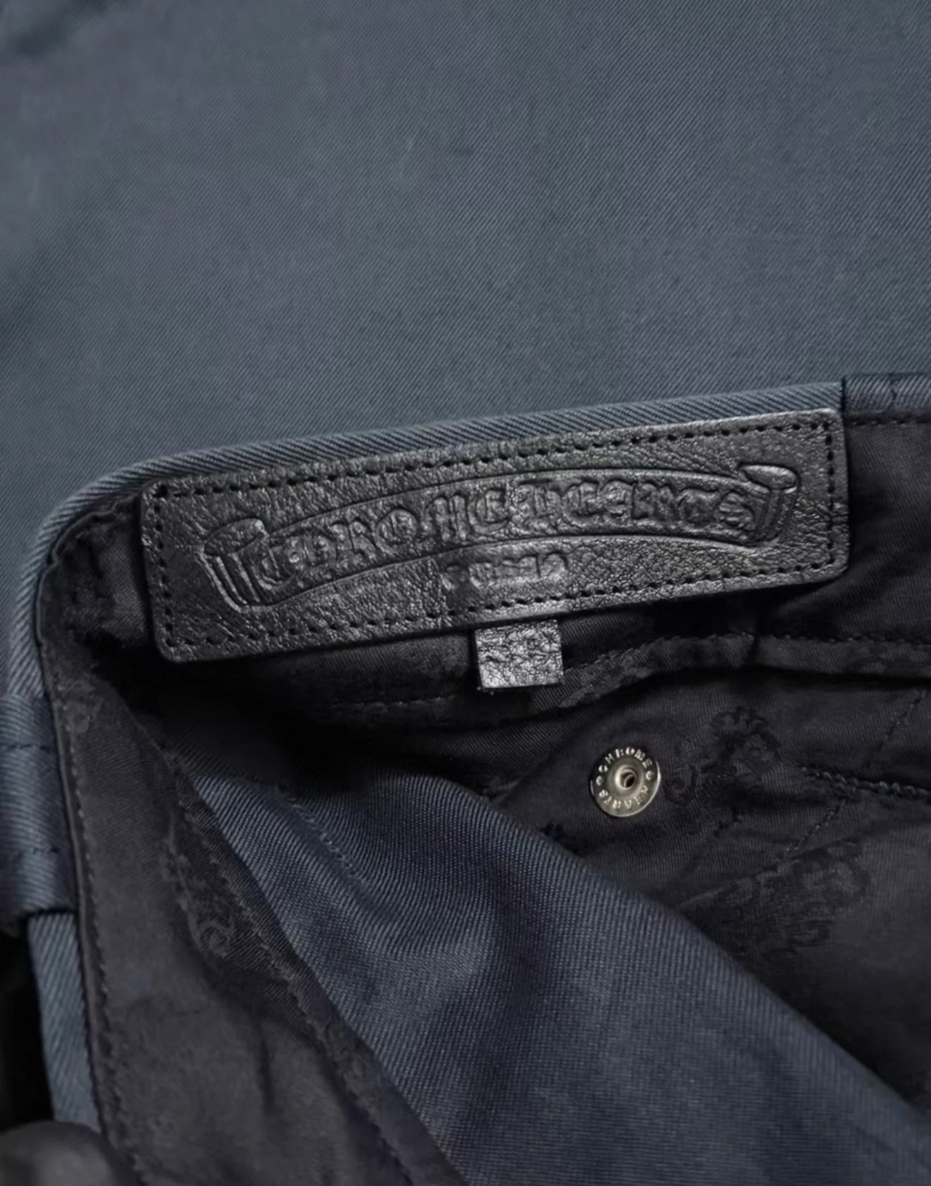 Chrome Hearts Blue and White Cross Cargo Pants - Image 3