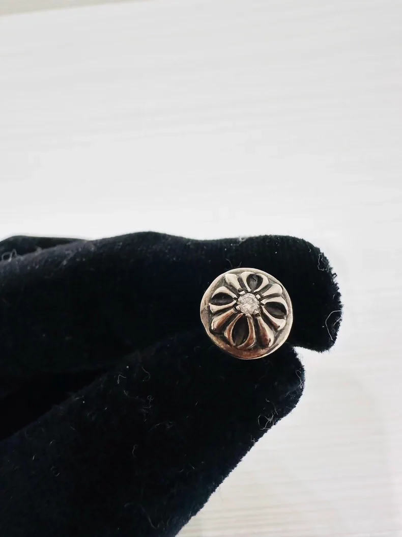 Chrome Hearts cross-shaped earrings