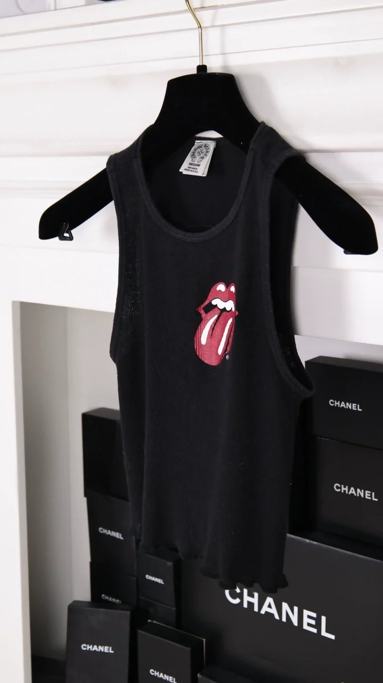 Chrome Hearts The Rolling Stones red tongue print - Image 3