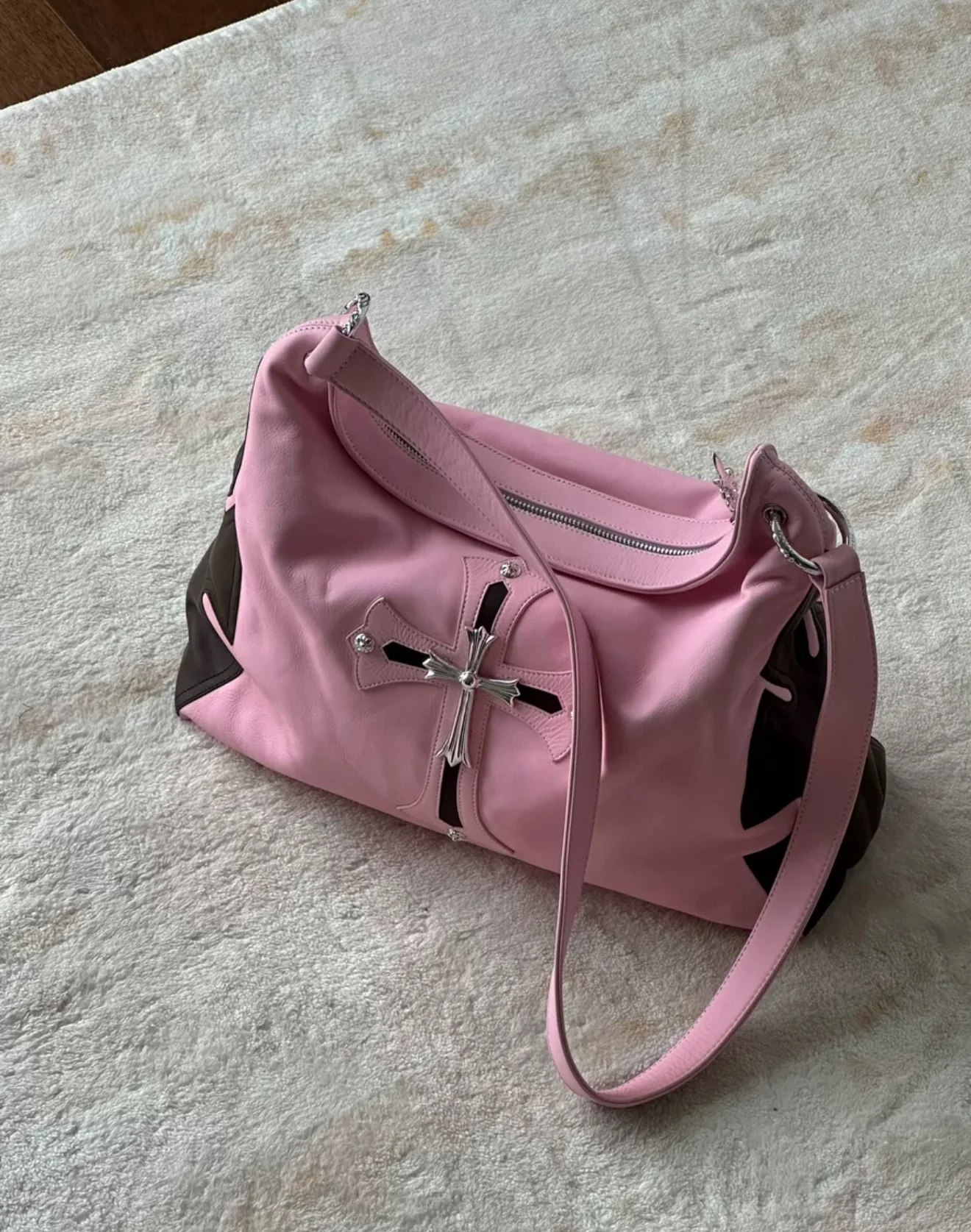 Chrome Hearts Pink Chocolate Lyon Bag