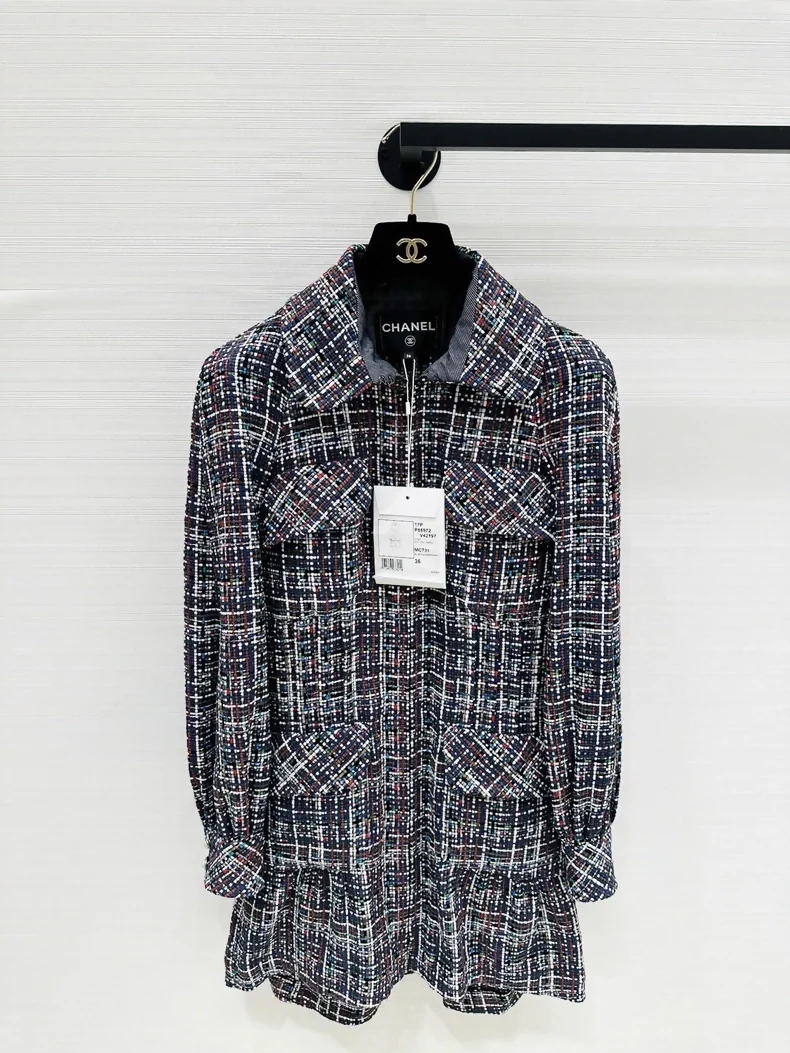 Chanel 17P tweed coat dress
