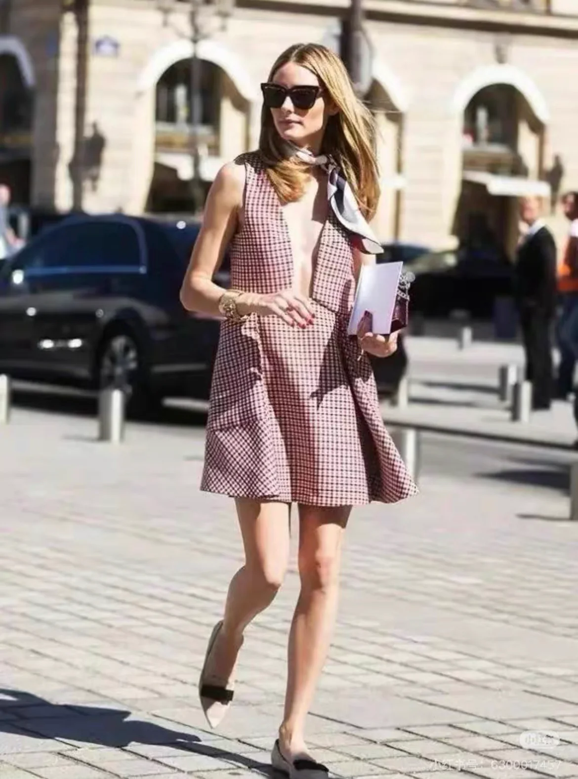 Dior Resort 2016 Checkered Dress - Image 5