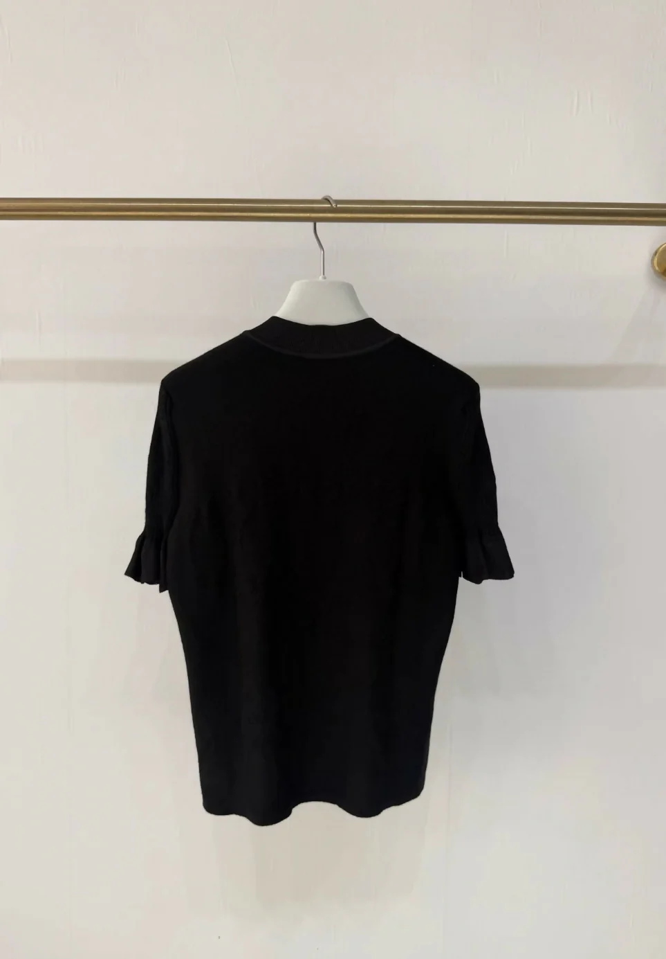 Hermes 25 autumn and winter black knitted top - Image 3
