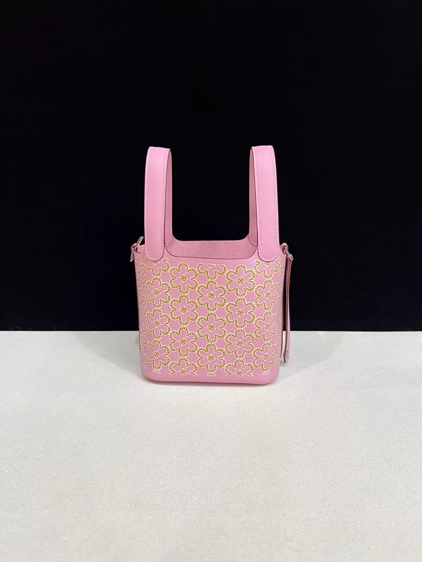 Hermes Picotin 14 Mauve Sylvestre Swift Leather Lucky Daisy palladium hardware - Image 2