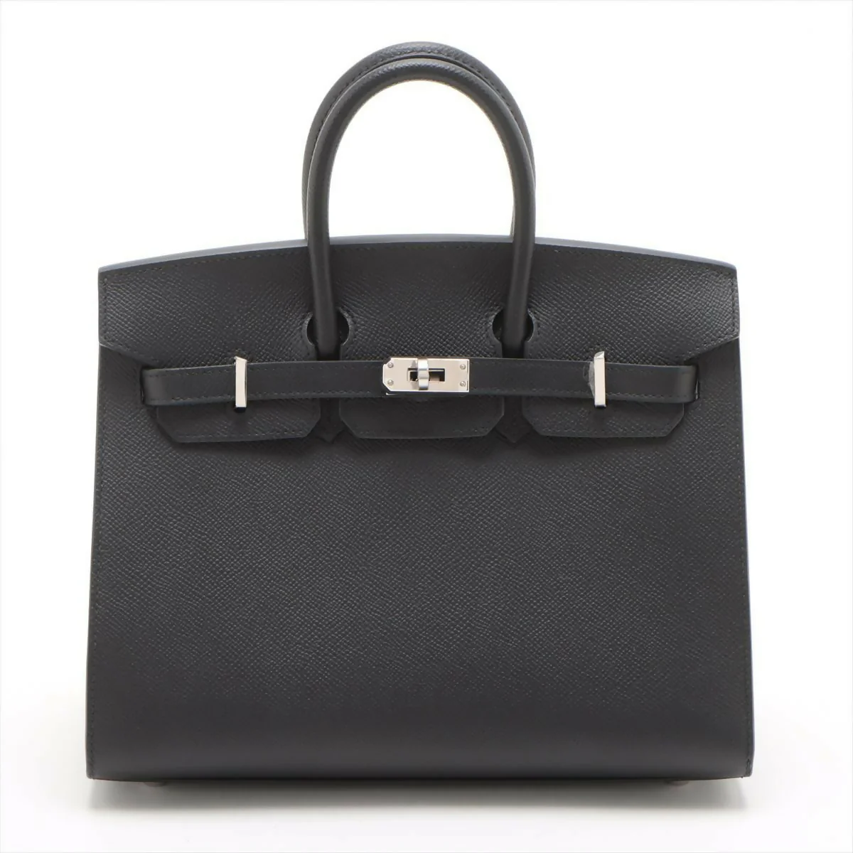 Hermès Birkin 25 Black Epsom Leather with Palladium Hardware