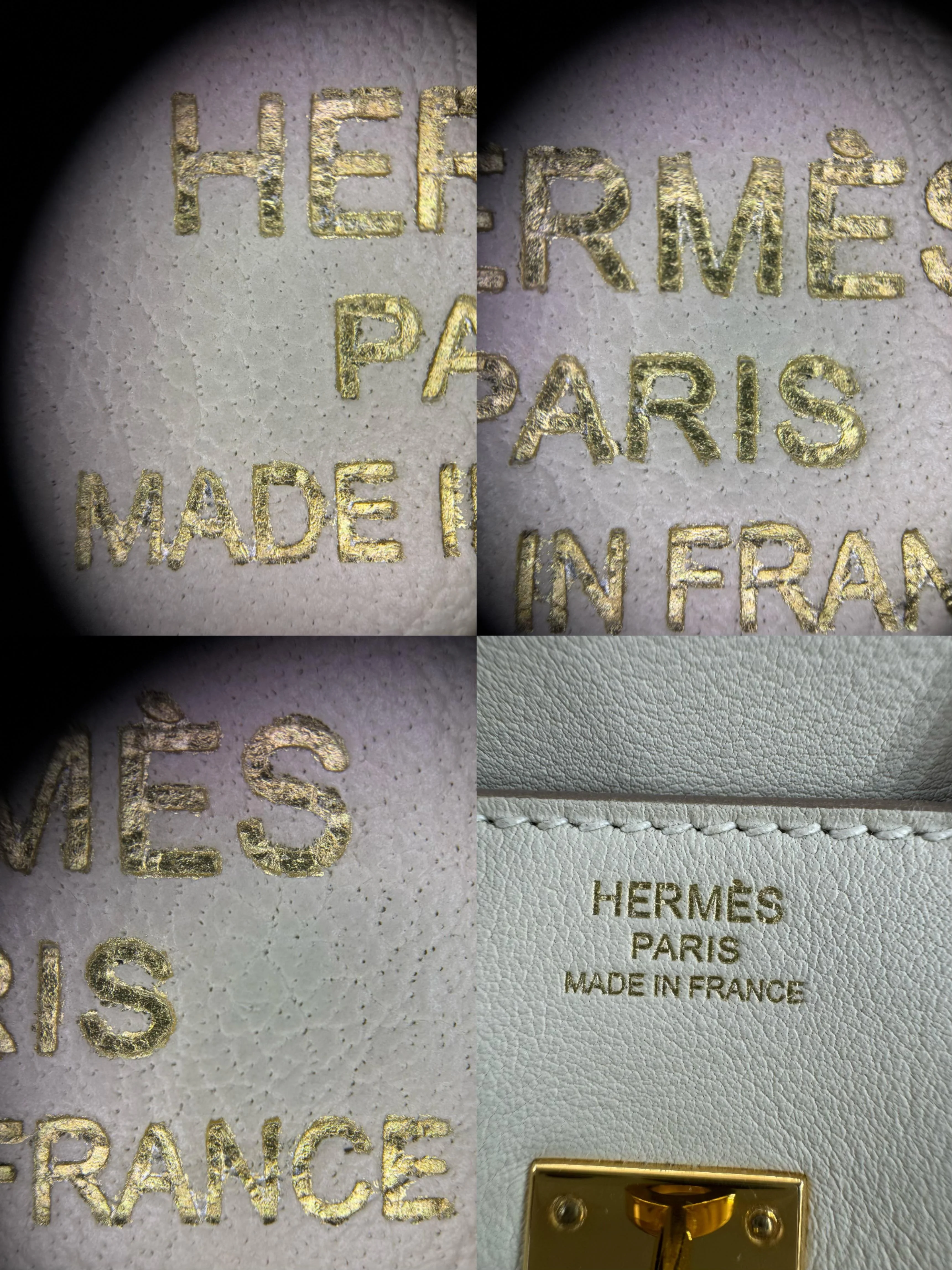 Hermes Birkin 25 Craie Swift leather gold hardware - Image 18