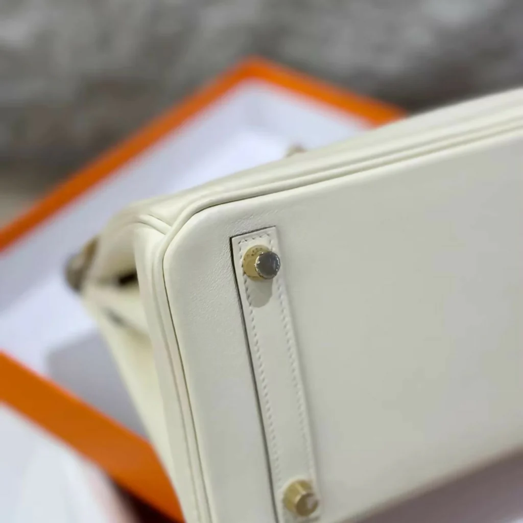 Hermès Birkin 25 craie Swift leather Gold Hardware - Image 2