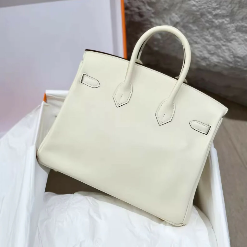 Hermès Birkin 25 craie Swift leather Gold Hardware - Image 3