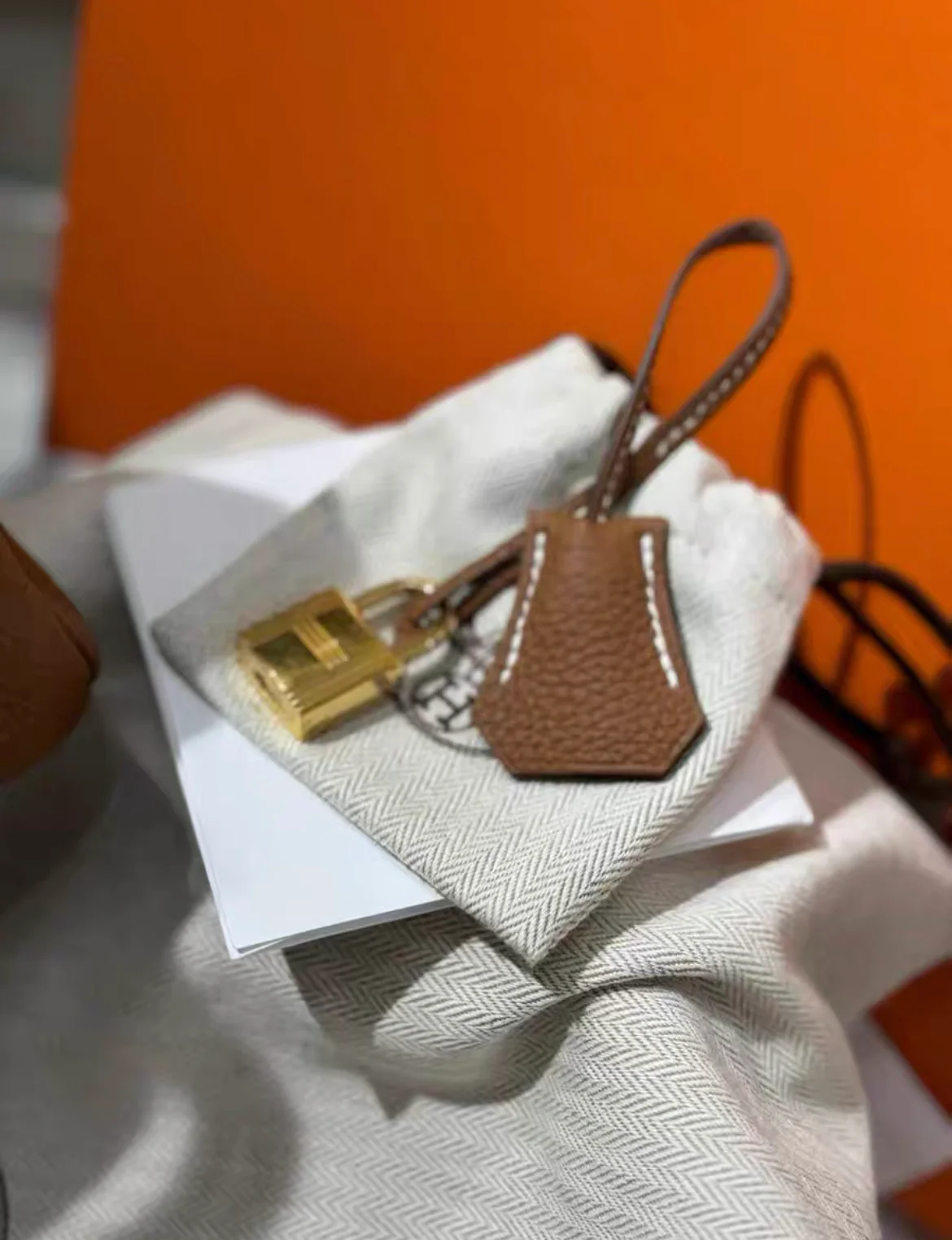 Hermes Birkin 25 Gold Togo Leather Gold Hardware - Image 3