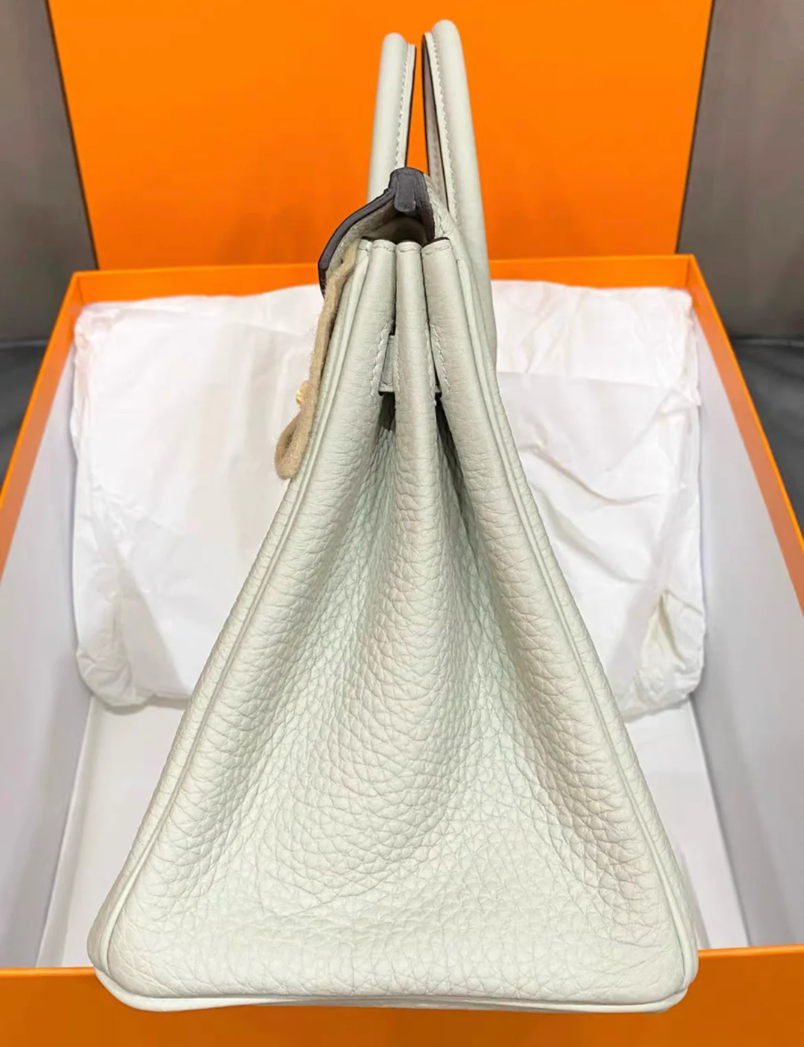 Hermès Birkin 25 Gris Neve Togo GHW - Image 3