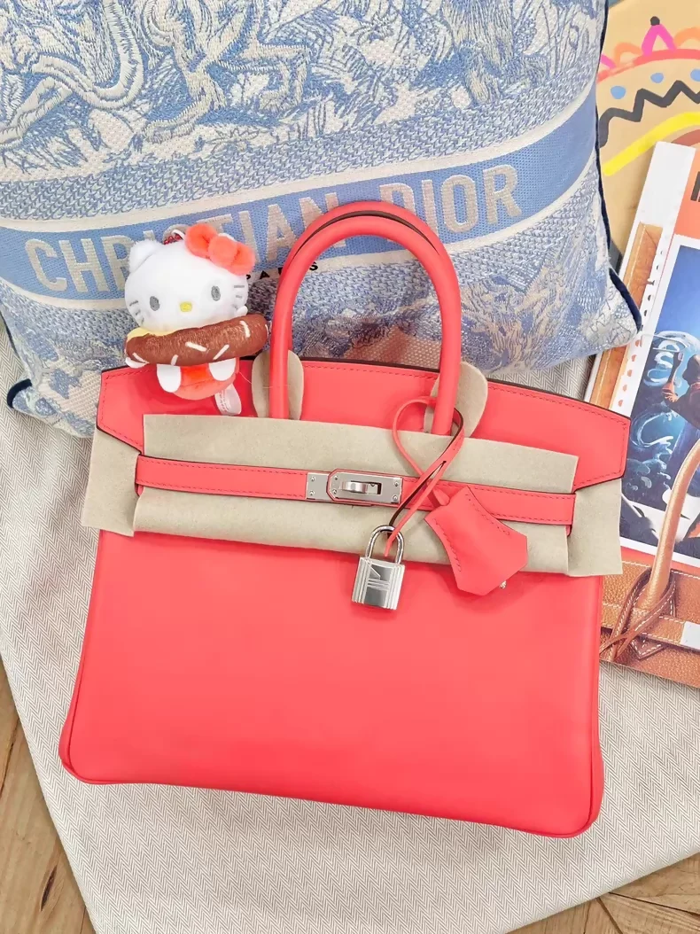 Hermès Birkin 25 Jaipur pink T5 Swift leather palladium hardware