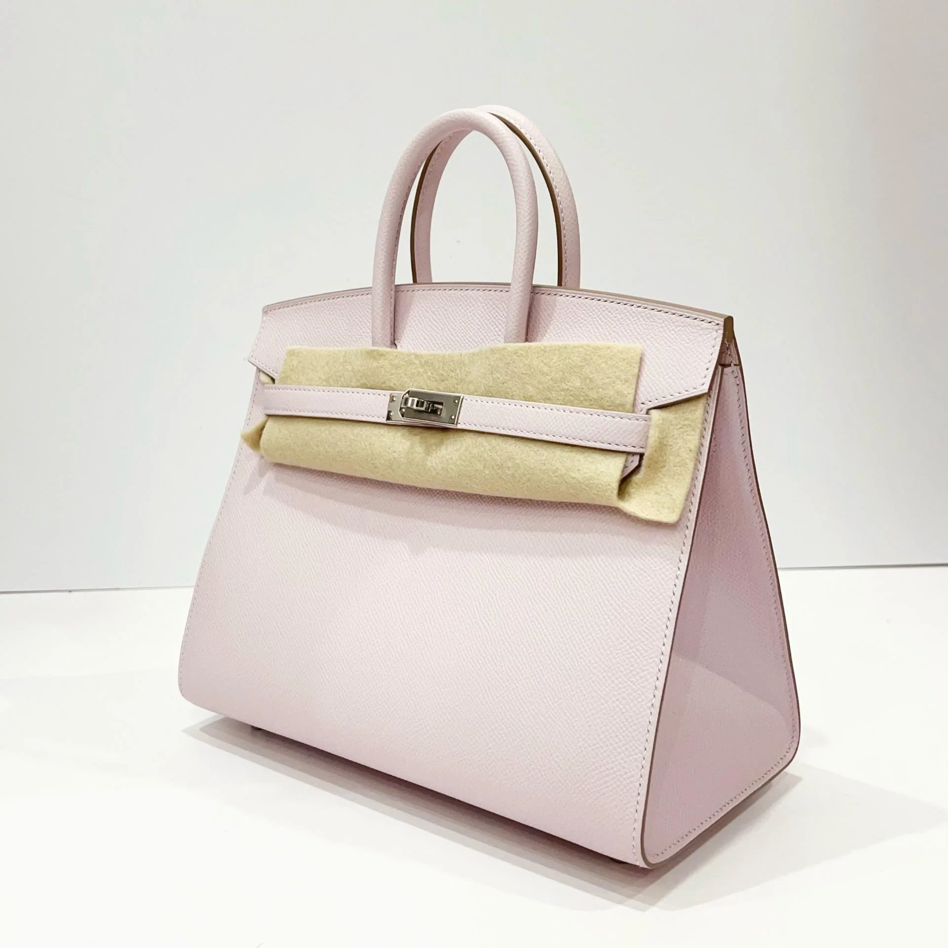 Hermès Birkin 25 Mauve Pale Epsom Leather Palladium Hardware - Image 2