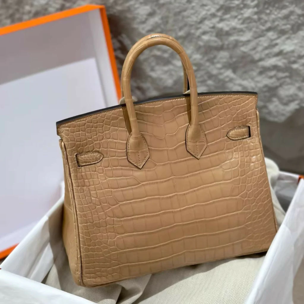 Hermès Birkin 25 Chai Matte Alligator leather Gold Hardware - Image 2