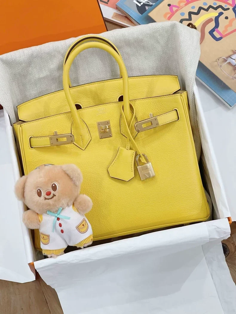 Hermès Birkin 25 Naples Yellow 9O TN leather gold hardware - Image 2