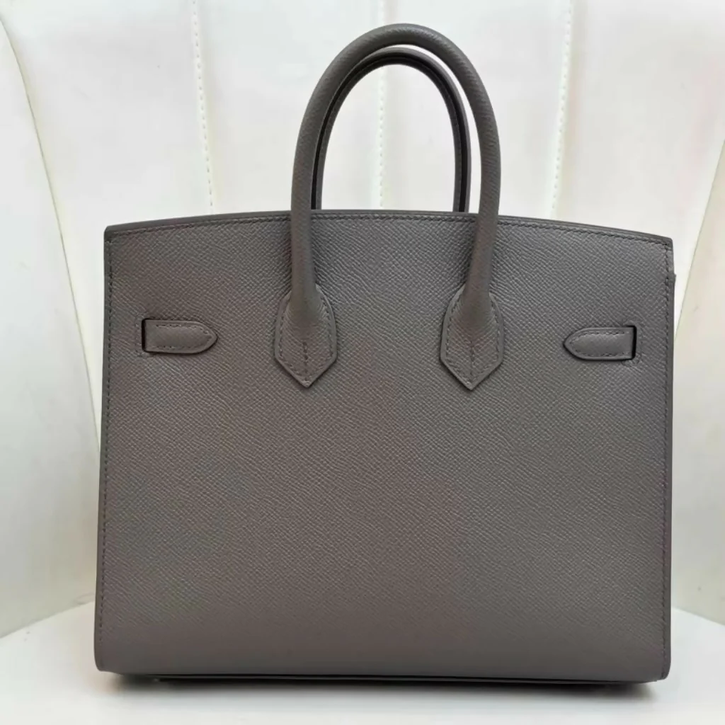 Hermès Birkin 25 Gris Etain Epsom Leather Palladium Hardware - Image 2
