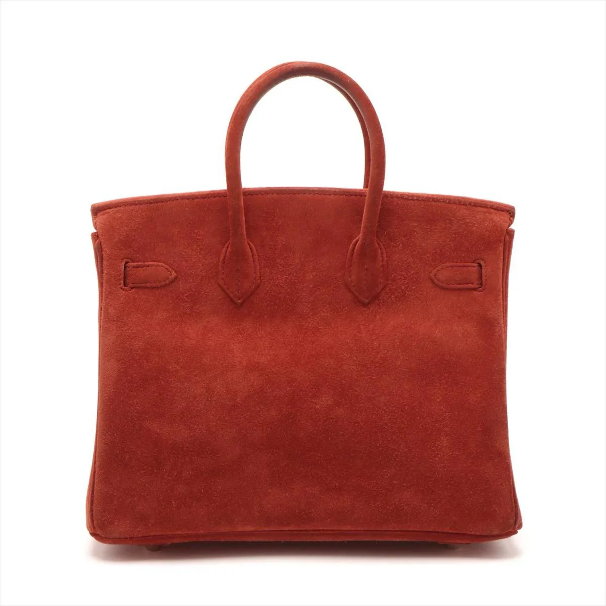Hermes Birkin 25 Red Doblis Suede Gold Hardware Limited Edition - Image 2